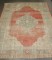 Distressed Antique Turkish Oushak Rug No. j4096