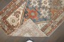 Gray Brown Long Malayer Antique Runner No. j4119