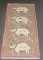 Vintage Turkish Goat Sheep Runner No. j4134