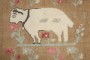 Vintage Turkish Goat Sheep Runner No. j4134