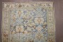 Light Blue Persian Square Scatter Rug No. j4135