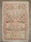 Pink Brown Persian Hamedan Mini Rug No. j4152