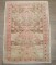 Pink Brown Persian Hamedan Mini Rug No. j4152