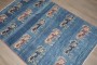 Blue Turkish Goat Accent Rug No. j4190