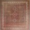 Square Antique Shiraz Room Worn Rug No. j4201