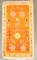 Bright Orange Floral Anatolian Rug No. j4232