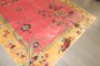 Bright Pink Yellow Chinese Art Deco Rug No. j4243