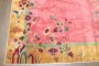 Bright Pink Yellow Chinese Art Deco Rug No. j4243