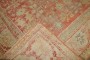 Square Soft Red Worn Antique Oushak Rug No. j4246