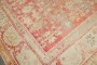 Square Soft Red Worn Antique Oushak Rug No. j4246