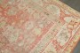 Square Soft Red Worn Antique Oushak Rug No. j4246