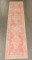 Narrow Antique Turkish Oushak Runner No. j4255