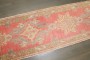 Narrow Antique Turkish Oushak Runner No. j4255