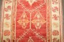 Red Antique Scatter Oushak Rug No. j4281