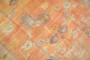 Vintage Anatolian Orange Mermaid Rug No. j4304