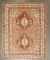 Antique Shiraz Square Rug No. j4311