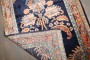 Navy Persian Sarouk Mini Rug No. j4320