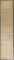 Brown Beige Antique Runner No. j4323