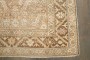 Brown Beige Antique Runner No. j4323