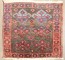 Brown Tribal Mini Kurd Rug No. j4344