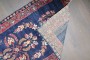 Blue Persian Indo Sarouk Small Rug No. j4345