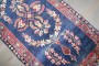 Blue Persian Indo Sarouk Small Rug No. j4345