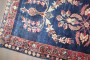 Blue Persian Indo Sarouk Small Rug No. j4345