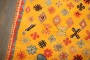 Yellow Vintage Moroccan Rug  No. j4348