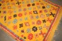 Yellow Vintage Moroccan Rug  No. j4348