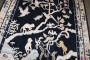 Chinese Pictorial Monkey Vintage Rug No. j4361