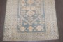 Vintage Blue Yellow Turkish Rug No. j4379