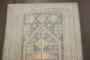 Vintage Blue Yellow Turkish Rug No. j4379