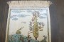 Ivory Pictorial Silk Herekeh Dowry Rug No. j4405