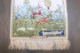Ivory Pictorial Silk Herekeh Dowry Rug No. j4405