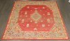 19th Century Angora Turkish Square Oushak Rug No. j4420