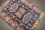 Blue Antique Persian Heriz Small Square Rug No. j4434
