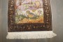Signed Turkish Silk Herekeh Owl Rug No. j4457