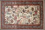 Ivory Bird Pictorial Persian Rug No. j4460
