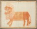 Lion Vintage Persian Gabbeh Rug No. j4470