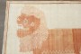 Lion Vintage Persian Gabbeh Rug No. j4470