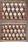 Pair of 20th Century Jozan Sarouk Mats No. j4476