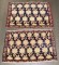 Pair of 20th Century Jozan Sarouk Mats No. j4476