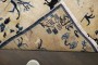 Beige Blue Pictorial Chinese Rug No. j4478