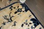 Beige Blue Pictorial Chinese Rug No. j4478