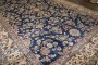Oversize Manchester Wool Navy Persian Sarouk Rug No. j4505