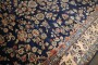 Oversize Manchester Wool Navy Persian Sarouk Rug No. j4505