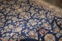 Oversize Manchester Wool Navy Persian Sarouk Rug No. j4505