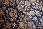 Oversize Manchester Wool Navy Persian Sarouk Rug No. j4505