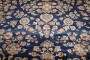 Oversize Manchester Wool Navy Persian Sarouk Rug No. j4505