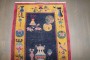 Worn Art Deco Chinese Rug No. j4509
